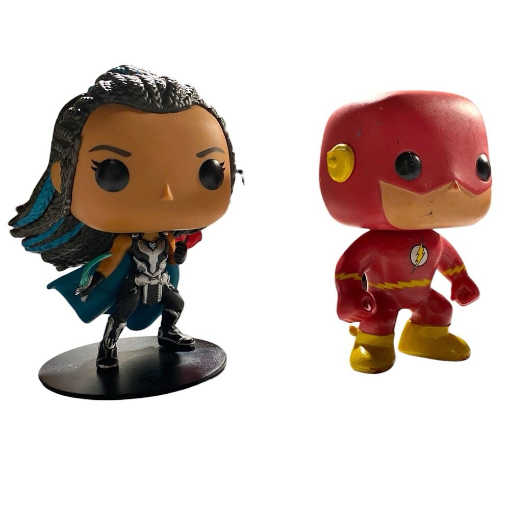 Funko Pop Figure Lot Marvel DC Star Wars Overwatch Avatar Deadpool Batman Flash - Picture 3 of 9